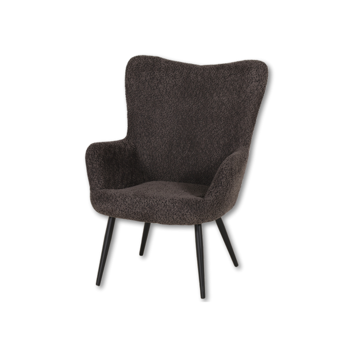 Fauteuil Biblo gris foncé