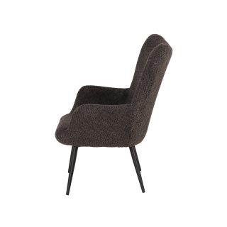 Fauteuil Biblo gris foncé