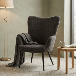 Fauteuil Biblo gris foncé