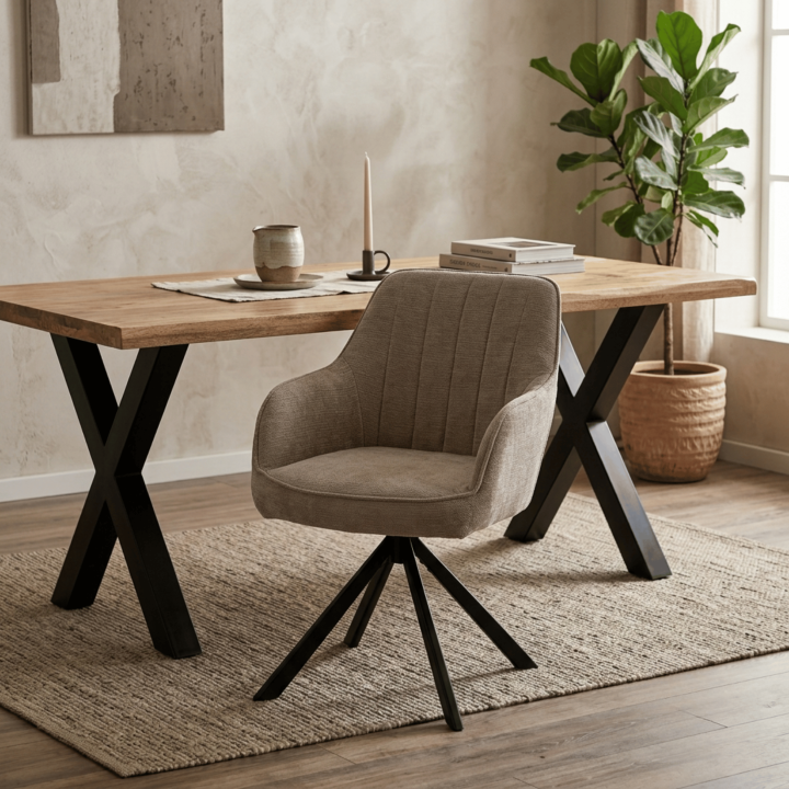 Chaise Nova taupe