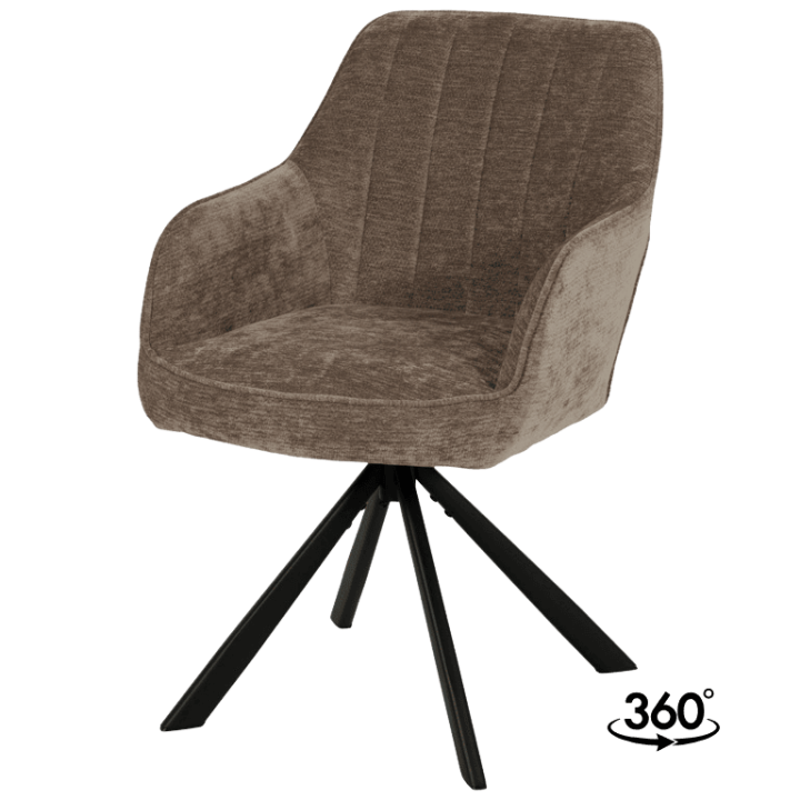Chaise Nova marron