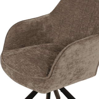 Chaise Nova marron