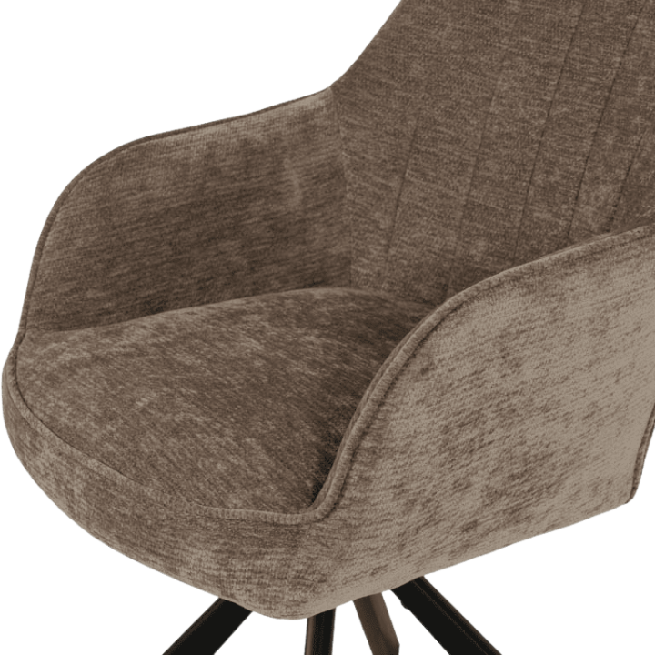 Chaise Nova marron