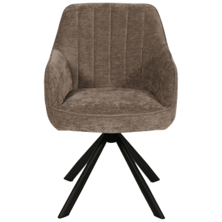 Chaise Nova marron