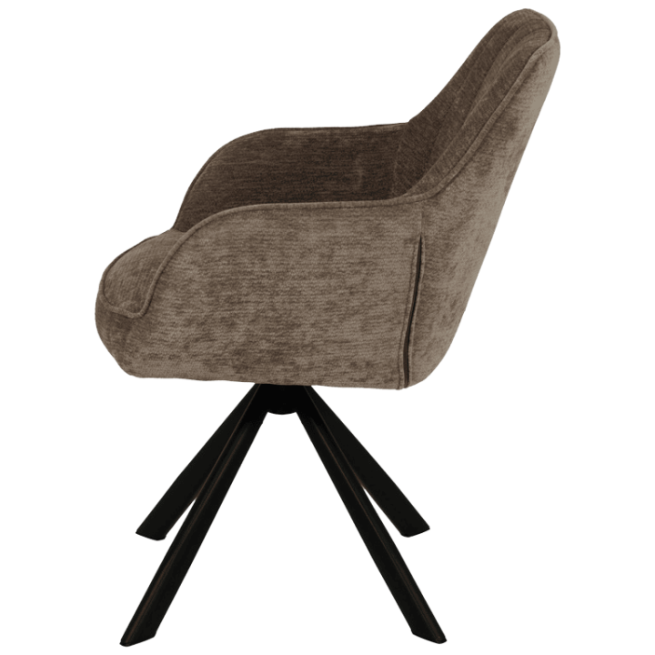 Chaise Nova marron
