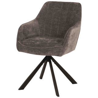 Chaise pivotante Nova gris clair
