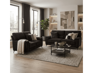 Salon 3 + 2 places Glory noir