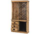 Vitrine Barn 003 bois massif mangue