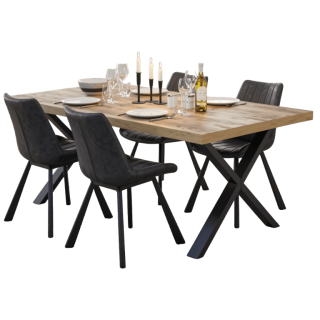 Table Owen 230x100 cm pied "X" TF1915