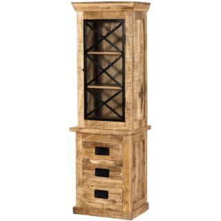 Colonne Barn 009 bois massif mangue