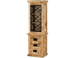 Colonne Barn 009 bois massif mangue