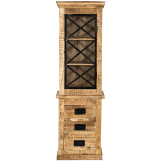 Colonne Barn 009 bois massif mangue