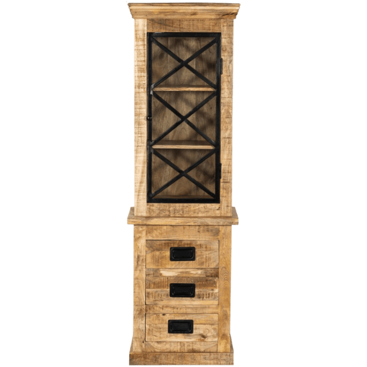 Colonne Barn 009 bois massif mangue