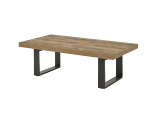 Table de salon Otto pied U scarlet oak