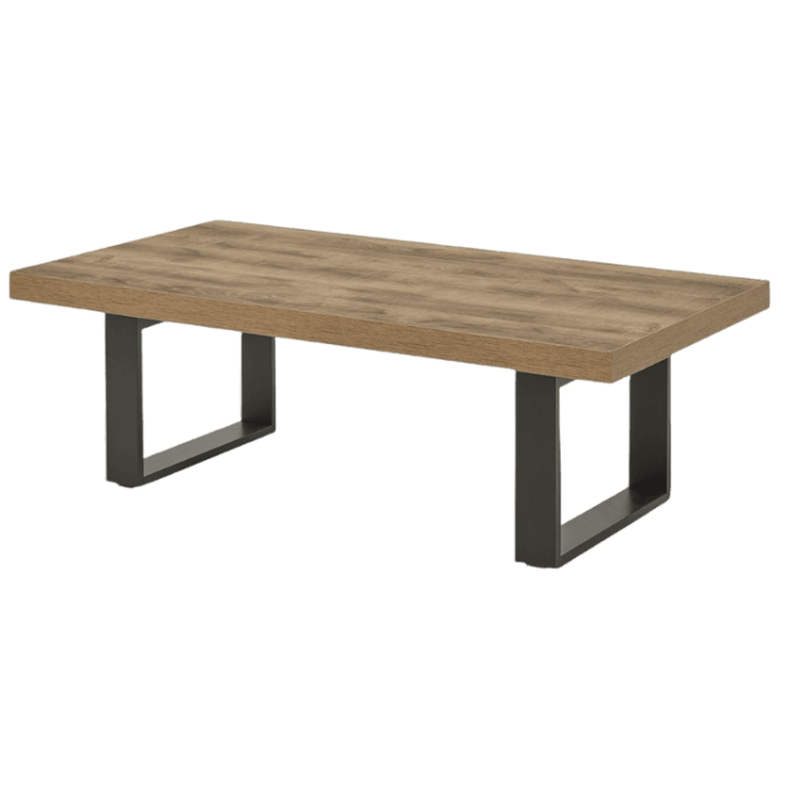 Table de salon Otto pied U scarlet oak
