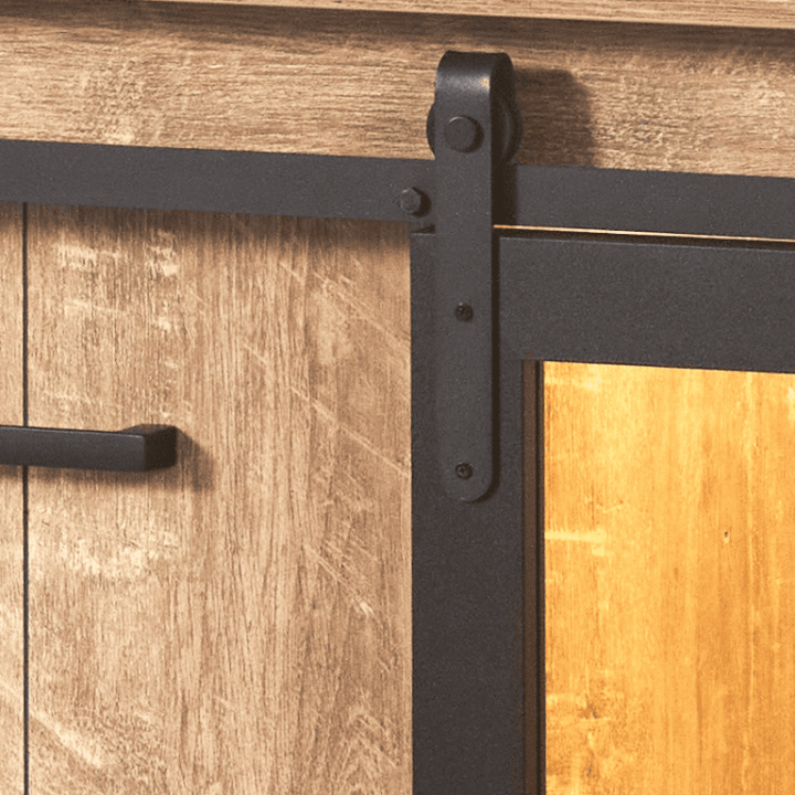 Dressoir Alcatraz orange/noir mat