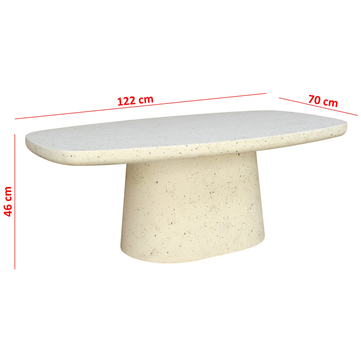 Table à manger 220 cm Yuma terrazzo