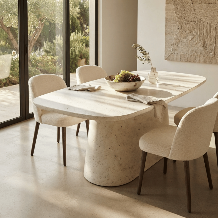 Table à manger 220 cm Yuma terrazzo
