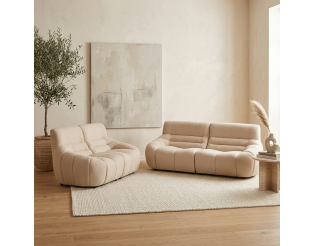 Salon 3 + 2 places - Loua 2225 Beige