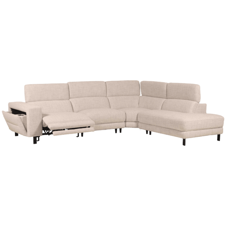 Salon d'angle avec chaise longue KM.6830 beige