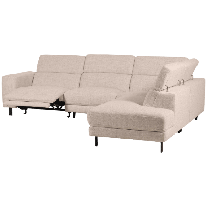 Salon d'angle avec chaise longue KM.6830 beige