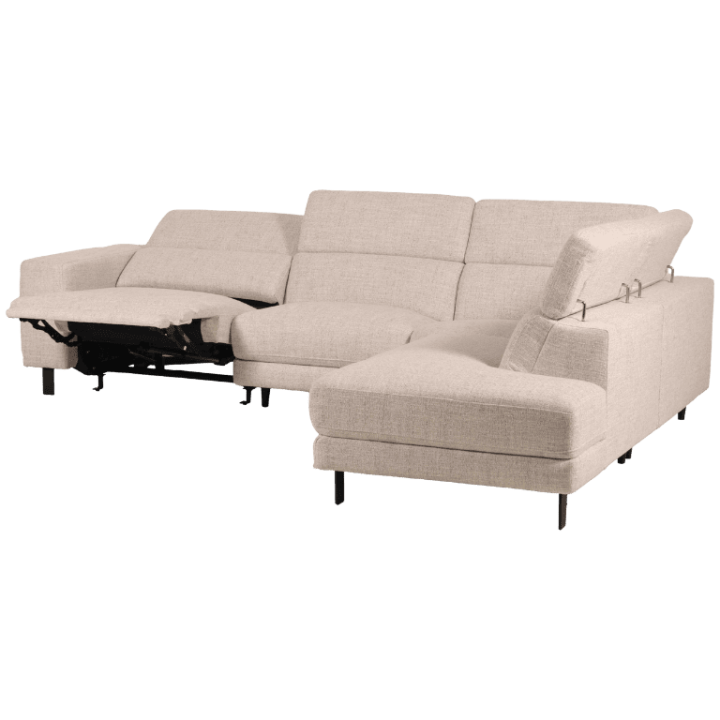 Salon d'angle avec chaise longue KM.6830 beige