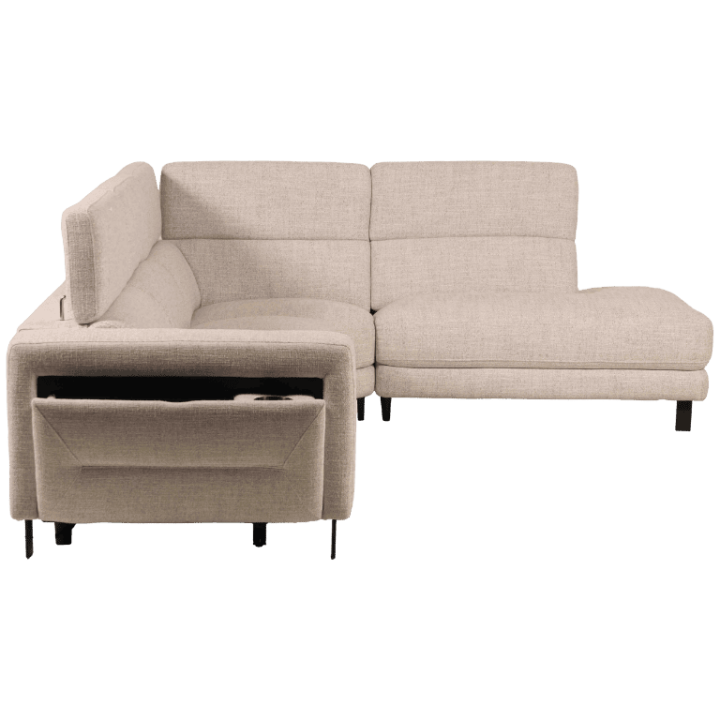 Salon d'angle avec chaise longue KM.6830 beige