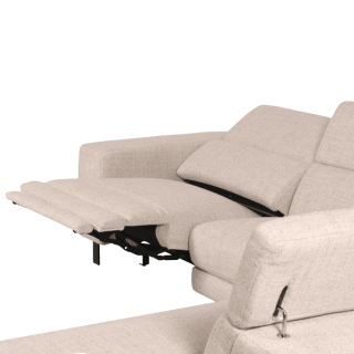 Salon d'angle avec chaise longue KM.6830 beige
