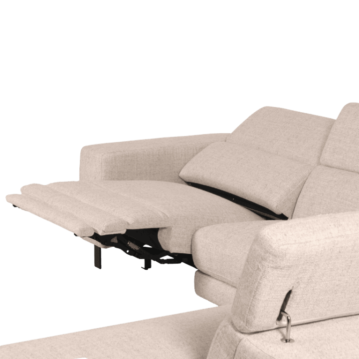 Salon d'angle avec chaise longue KM.6830 beige