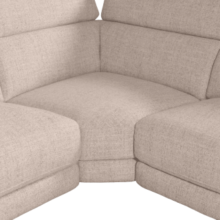 Salon d'angle avec chaise longue KM.6830 beige
