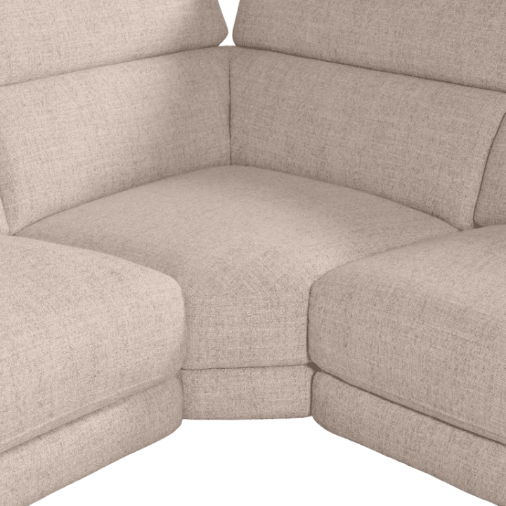 Salon d'angle avec chaise longue KM.6830 beige