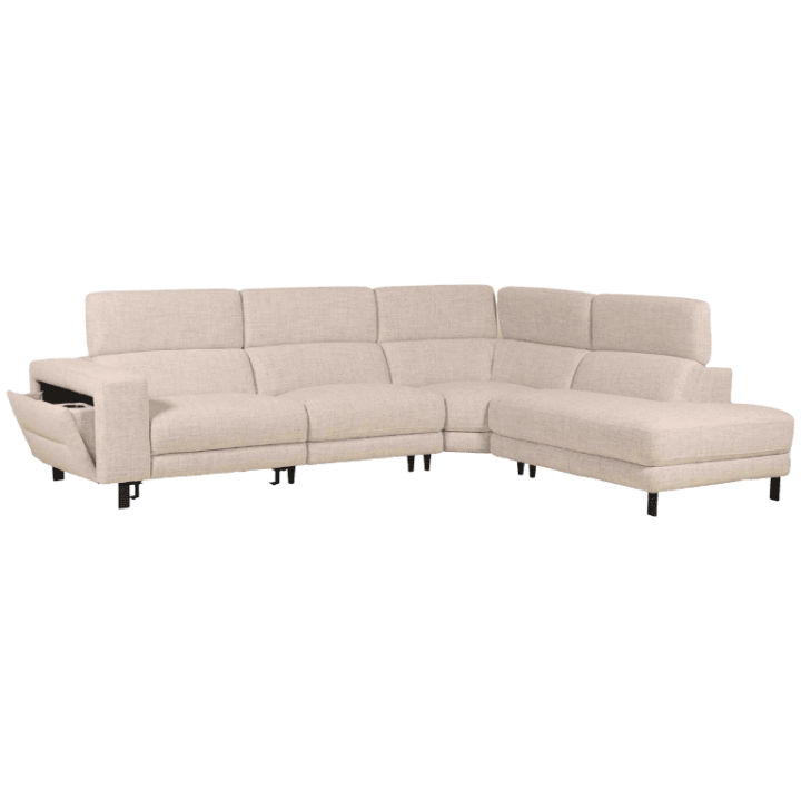 Salon d'angle avec chaise longue KM.6830 beige