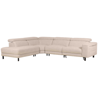 Salon d'angle avec chaise longue à gauche KM.6830