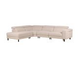 Salon d'angle avec chaise longue à gauche KM.6830
