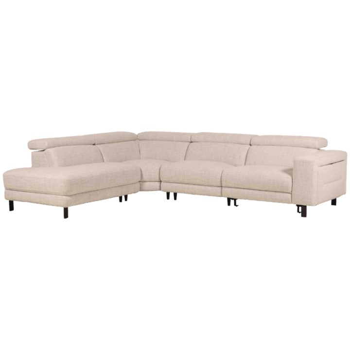 Salon d'angle avec chaise longue à gauche KM.6830