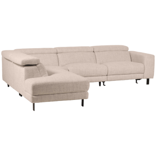 Salon d'angle avec chaise longue à gauche KM.6830