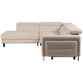 Salon d'angle avec chaise longue à gauche KM.6830