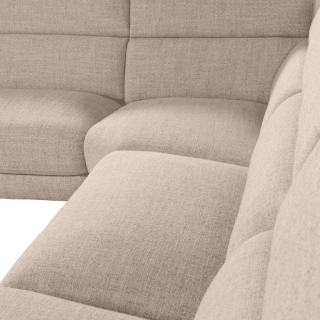 Salon d'angle avec chaise longue à gauche KM.6830