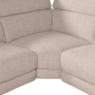 Salon d'angle avec chaise longue à gauche KM.6830