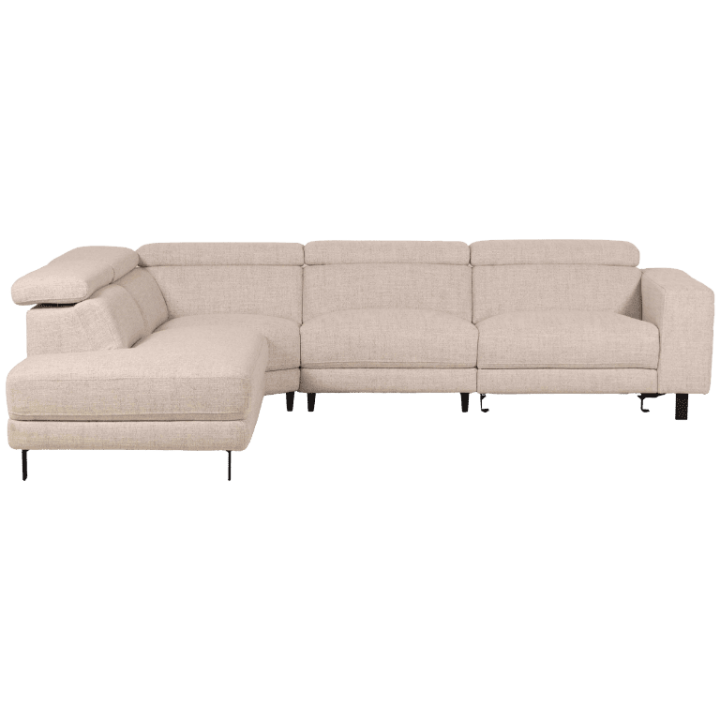 Salon d'angle avec chaise longue à gauche KM.6830