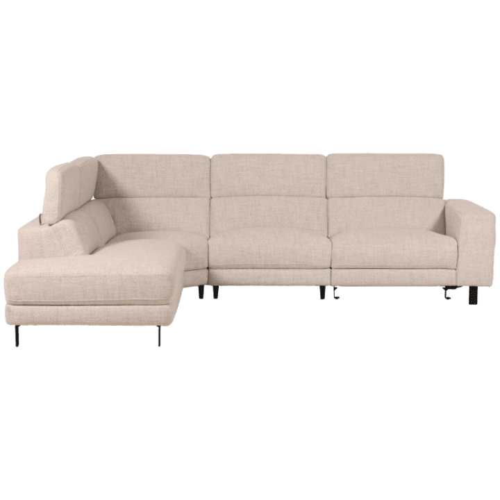 Salon d'angle avec chaise longue à gauche KM.6830