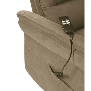 Fauteuil relax éléctrique Mandelieu Taupe
