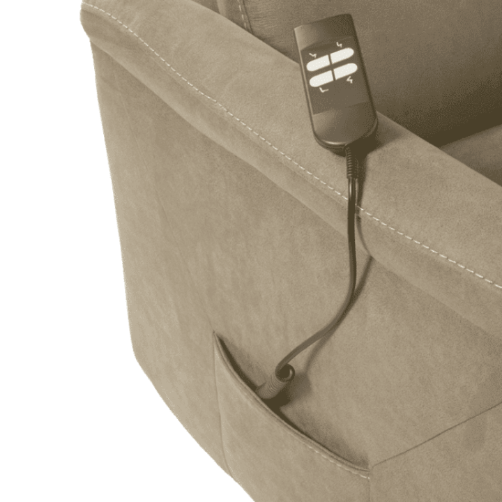 Fauteuil relax Mayenne Taupe