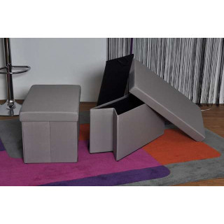 Pouf  pliant Sunny gris