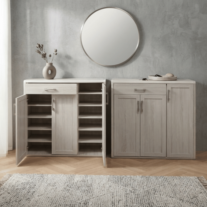 Armoire à chaussures MH 7194 white oak