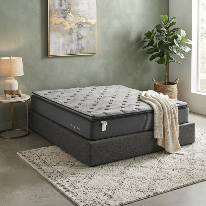 Matelas roulé 140x200 Soren ressorts ensachés/gel