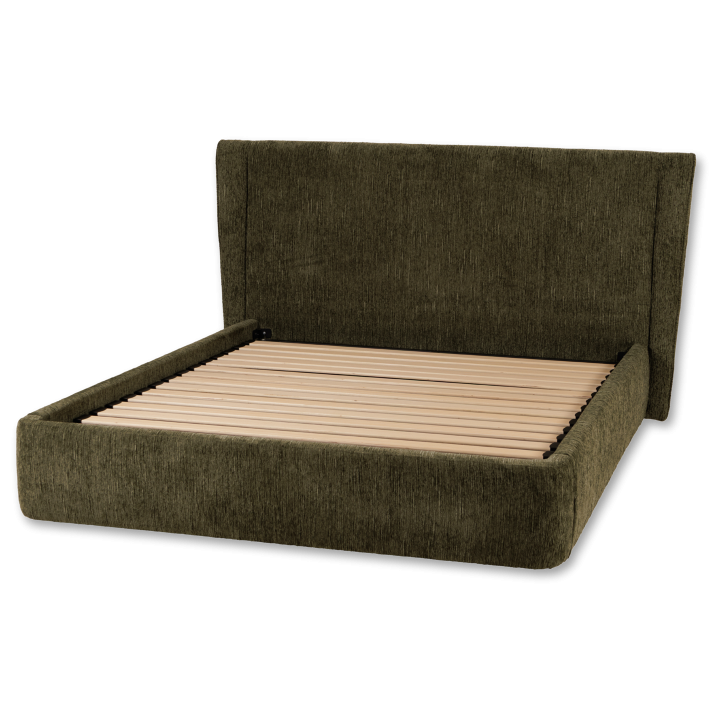 Lit coffre 160 x 200  cm ( Vert ) HUGO