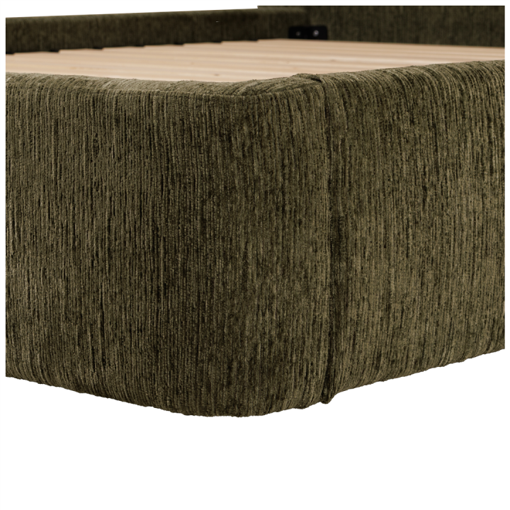 Lit coffre 160 x 200  cm ( Vert ) HUGO