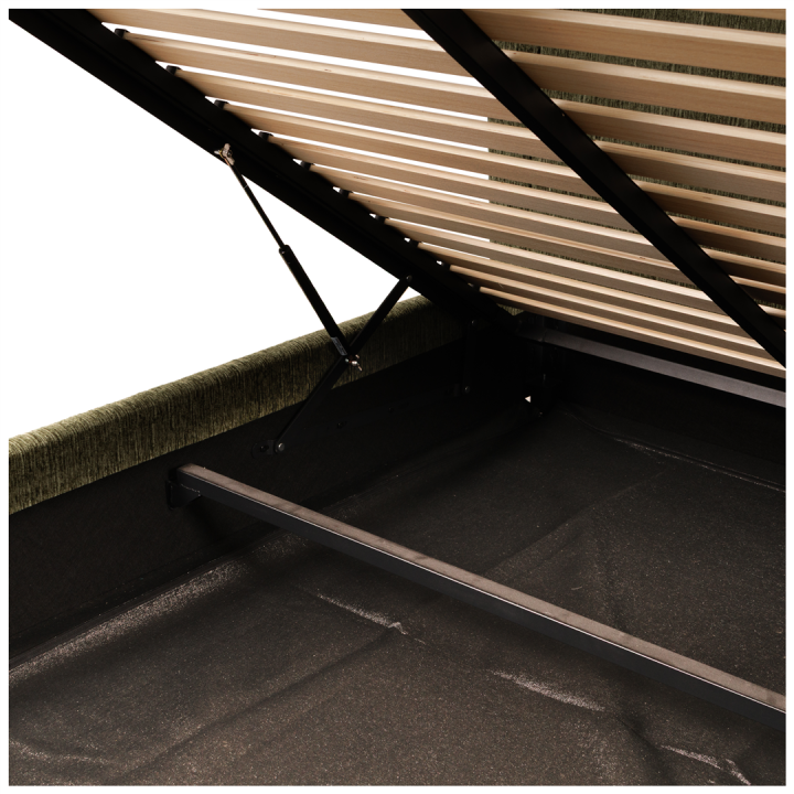 Lit coffre 160 x 200  cm ( Vert ) HUGO