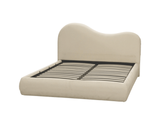 Lit 160 x 200 cm Rhea beige